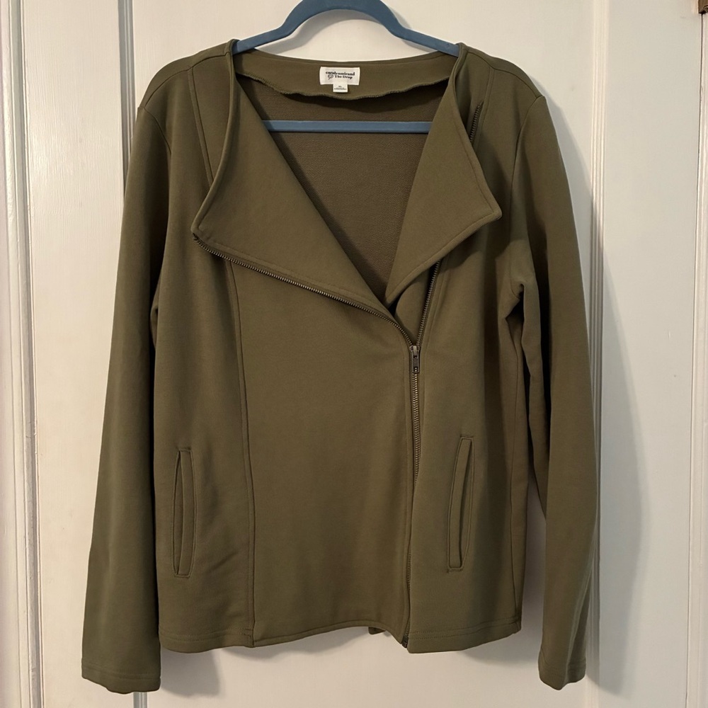 Knit Long-Sleeve Moto Jacket 🔥 Amazon The Drop Caralyn Mirand